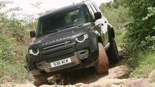 2022 Land Rover Defender 110 X Dynamic SE D300  Sound Driving Off Road Carpathian Grey [upl. by Tlihcox]