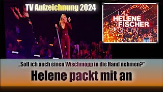 Helene greift zum Mopp quotDu hast hier nämlich ganz schön viel liegen gelassenquot  Fischer Show 2024 [upl. by Annovoj802]