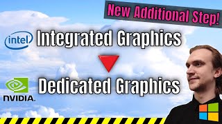 How to Change From Integrated Graphics to Dedicated Graphics Card  New Additional Step [upl. by Irac]