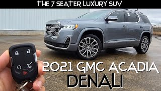 2021 GMC Acadia Denali Start up amp Full Review [upl. by Aivitnahs6]