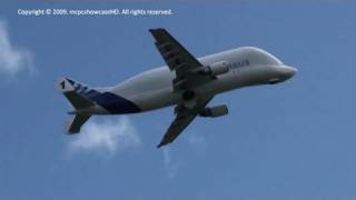 Airbus Beluga LANDING amp TAKEOFF  Broughton [upl. by Grier885]