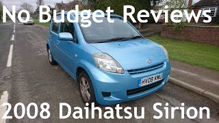 No Budget Reviews 2008 Daihatsu Sirion 10 SE M300 Perodua MyviSubaru Justy [upl. by Saqaw]