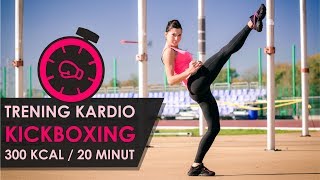 Trening Kardio KickBoxing  300 kcal w 20 minut [upl. by Cheke]