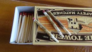 How to make windproof and long burning matches with bees wax [upl. by Aliuqa]