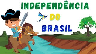 7 de Setembro  Independência do Brasil vídeo aula com animação [upl. by Arabela]