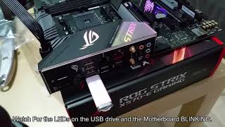 Asus ROG STRIX X570 E MOTHERTBOARD bios update [upl. by Lenahtan]