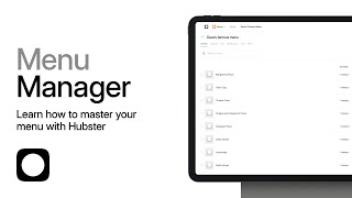 Menu Management  Hubster Howtos [upl. by Paschasia]