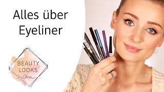 Eyeliner für Anfänger mit Olesja [upl. by Airdnaxila]