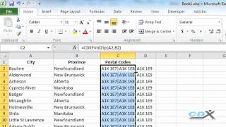 Canadian Postal Code Analysis in Excel [upl. by Crenshaw431]