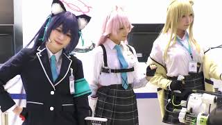 『ブルーアーカイブ 』コスプレイヤー撮影会：Cosplays of Blue ArchiveAnimeJapan2024 [upl. by Tibbetts]