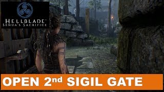 Hellblade How to open the 2nd Sigil GateRune Gate in Valravns Lair [upl. by Alick]