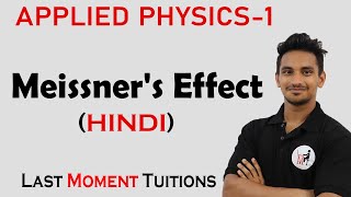 Meissners Effect  Engineering Physics 1 in Hindi [upl. by Cati266]