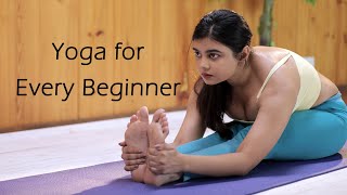 Yoga Asanas for Every Beginner  Strengthening amp Flexibility [upl. by Rusel]