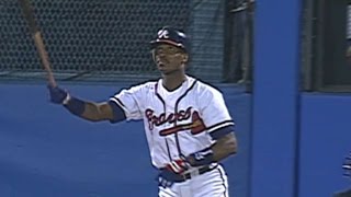 1995 NLDS Gm4 McGriff drives in five in Game 4 [upl. by Irolam]