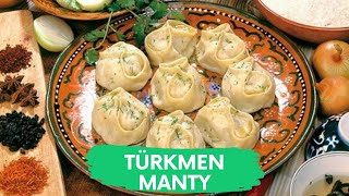 DELICIOUS MANTY quotSteamed Turkmen dumplingsquot recipe Türkmen mantısı tarifi [upl. by Ailisec740]