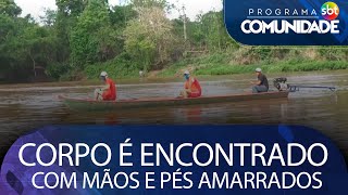 Corpo é encontrado com mãos e pés amarrados no Rio Vermelho  Ele foi avistado por indigenas [upl. by Jovi]