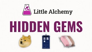 ALL HIDDEN GEMS in Little Alchemy [upl. by Nellak134]