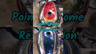 Old Model Bullet Machismo 350 Paint Restoration In Mayapuri [upl. by Culver]