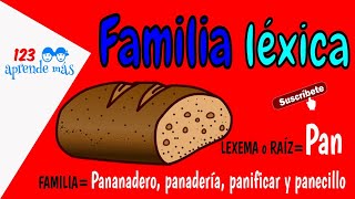 FAMILIA LÉXICA para niños de primaria [upl. by Ennasor]