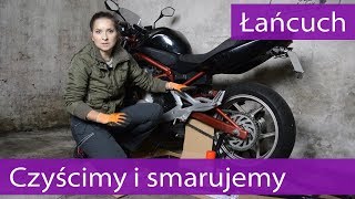 Łańcuch motocyklowy czyszczenie i smarowanie [upl. by Berry101]