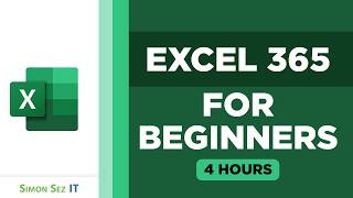 Microsoft Excel 365 Tutorial 4Hour Beginner Excel Training Course [upl. by Gentille]