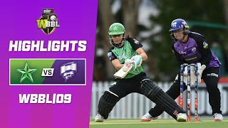 Melbourne Stars v Hobart Hurricanes  WBBL09 [upl. by Ordnas]