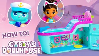 How to Use the Gabby Cat Friend Ship  Gabby’s Dollhouse  Toys for Kids [upl. by Kauppi]