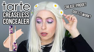 TARTE CREASELESS CONCEALER REVIEW [upl. by Tennaj572]