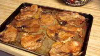 OVEN BAKED PORK CHOPS [upl. by Ynetruoc]