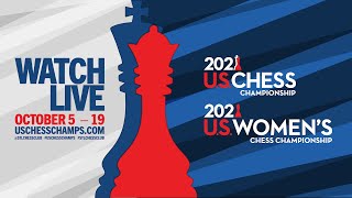 2021 US Chess Championships Round 6 [upl. by Ellennad]