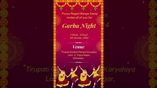 PNBS Garbha Night 2024 [upl. by Ahrat]