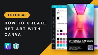 How to Create NFT Art With Canva NFT Trading Card Tutorial [upl. by Aicelav402]