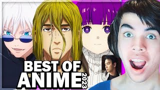 Best of Anime 2023 By gigguk Reaction [upl. by Dorahs]