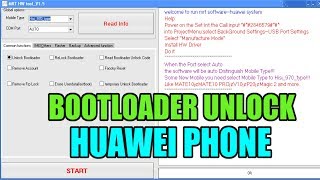 How to UnlockRelock Bootloader for Huawei 100100 tested البوتلودر [upl. by Jenda399]