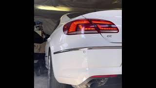 2013 Vw cc vr6 stock exhaust vs straight pipe [upl. by Ethelind]