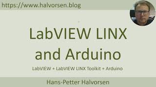 Introduction to LabVIEW LINX and Arduino [upl. by Llessur]