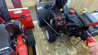 TroyBilt Storm versus Arctic Storm Snow Blower [upl. by Jenn]