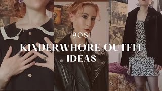 90S KINDERWHORE AESTHETIC OUTFIT IDEASLOOKBOOK [upl. by Geno]