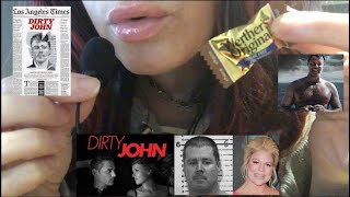 ASMR Whispered True Crime Dirty John  Mini Mic  Werthers Hard Candy [upl. by Michal523]