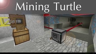 Minecraft Tutorial Mining Turtle Deutsch [upl. by Marilou]