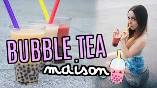 COMMENT FAIRE DU BUBBLE TEA  Facile amp rapide [upl. by Enelam]