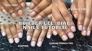 How To Apply BIAB  Get The Perfect Builder Gel Nails In 4 Easy Steps [upl. by Stevie]