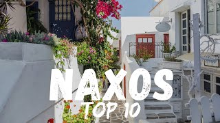 Top 10 Things To Do in Naxos Greece [upl. by Noit]