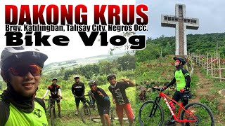 The Giant Cross of Brgy Katilingban Talisay City Negros Occidental Bike Vlog [upl. by Holds]