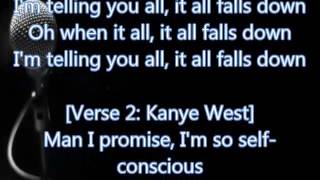 Kanye West  All Falls Down Lyrics [upl. by Etterraj]