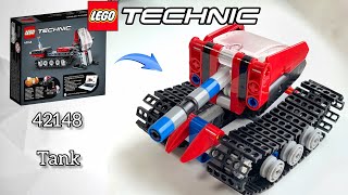 How to build Lego Technic 42148 Tank  alternate build 🔥 [upl. by Ffilc370]