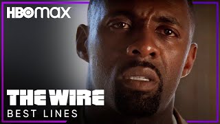 The Wires Stringer Bells Best Lines  The Wire  HBO Max [upl. by Haughay421]