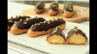 Easy Classic Chocolate Eclair Recipe [upl. by Sascha]