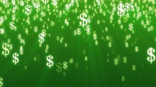 Dollar Signs Money Free Stock Video Background [upl. by Padgett]