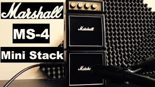 Marshall MS4 Mini Stack Amp Review [upl. by Fritz683]